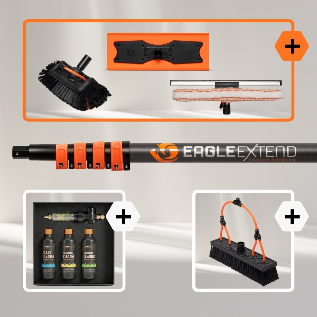 Telescoopsteel Carbon Fiber Supreme + Bundel Glas - Houtwerk - Zonnepanelen