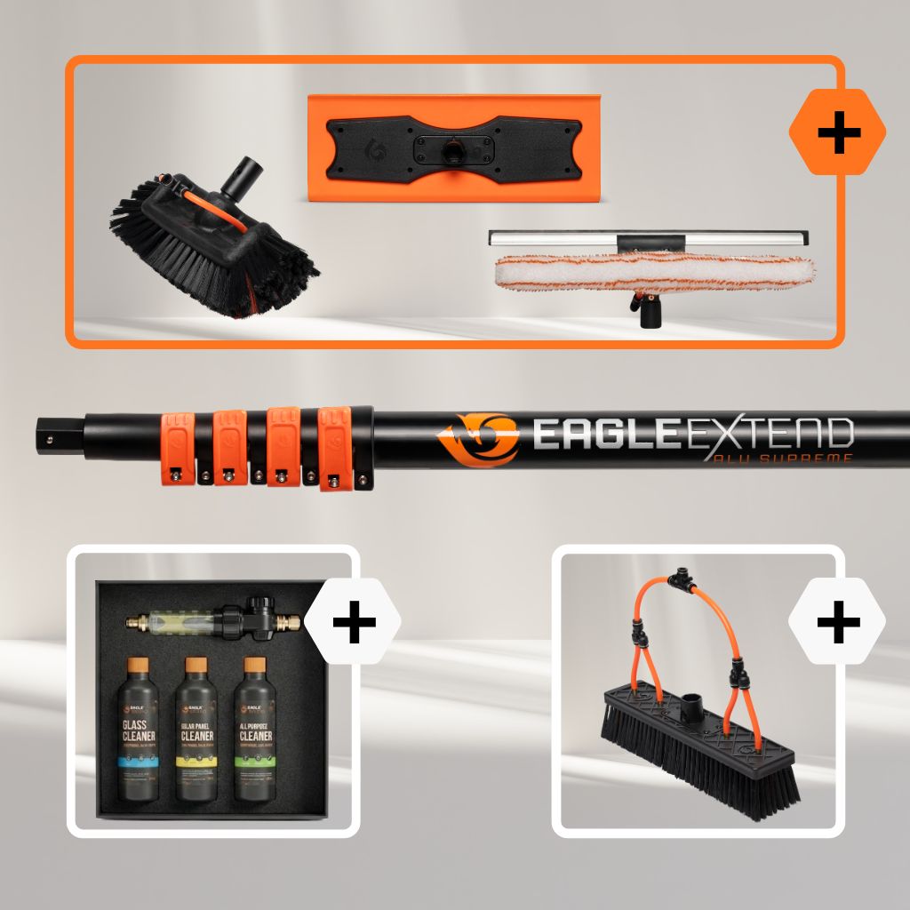 Telescoopsteel Aluminium Supreme + Bundel Glas - Houtwerk - Zonnepanelen