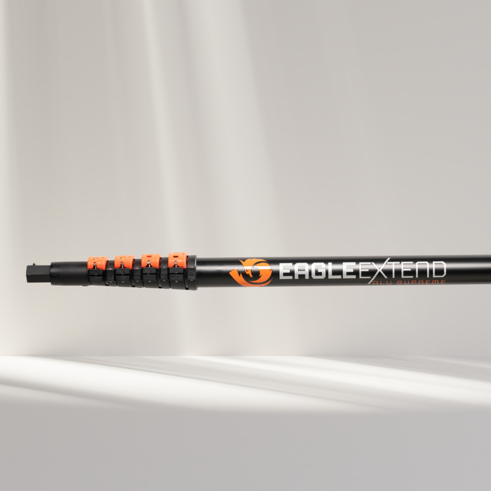 Telescoopsteel Aluminium Supreme incl. HexaLock Wasborstel