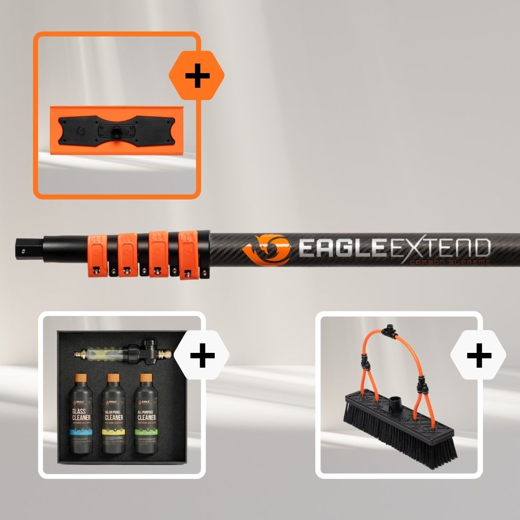 Telescoopsteel Carbon Fiber 3K Supreme + Bundel Zonnepanelen