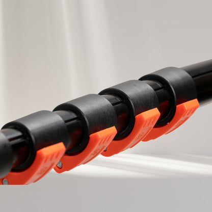 Telescoopsteel Carbon Fiber 3K Supreme + Bundel Glas en Houtwerk