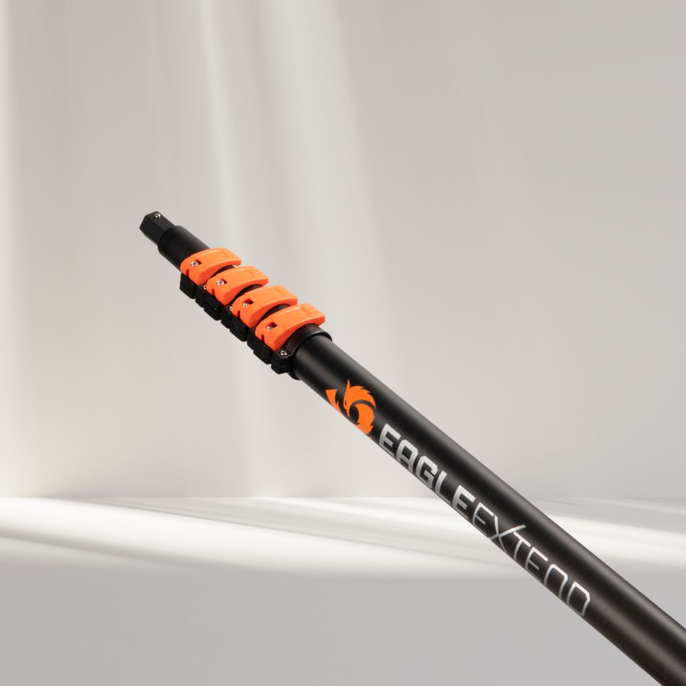 Telescoopsteel Aluminium Supreme incl. HexaLock Wasborstel